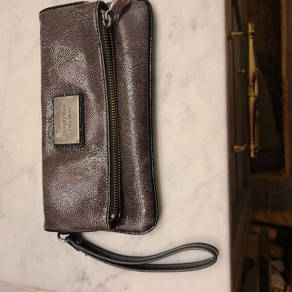 Simply Vera Wristlet in Metallic Brown